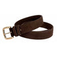 Suede Gold Buckle Belt