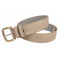 Suede Gold Buckle Belt