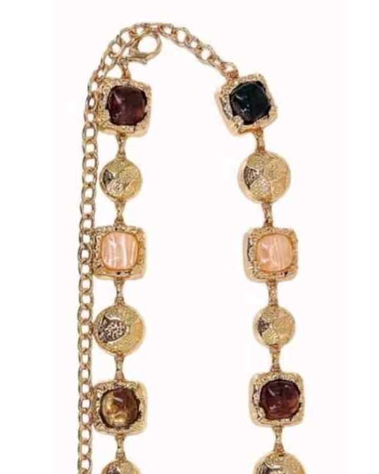 Metal Multi Stone Belt