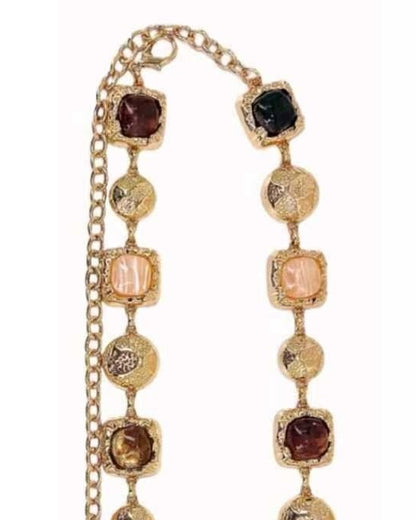Metal Multi Stone Belt