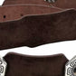 Vintage Buckle Faux Suede Belt