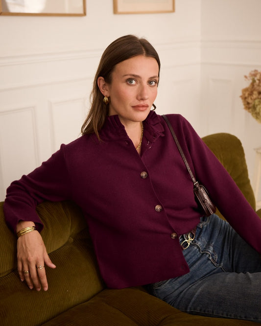 Marley Frill Collar Cardigan