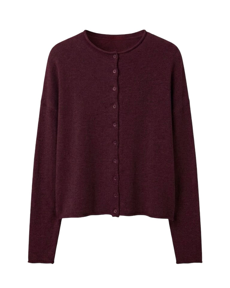 Malasin Roll Edge Cardigan