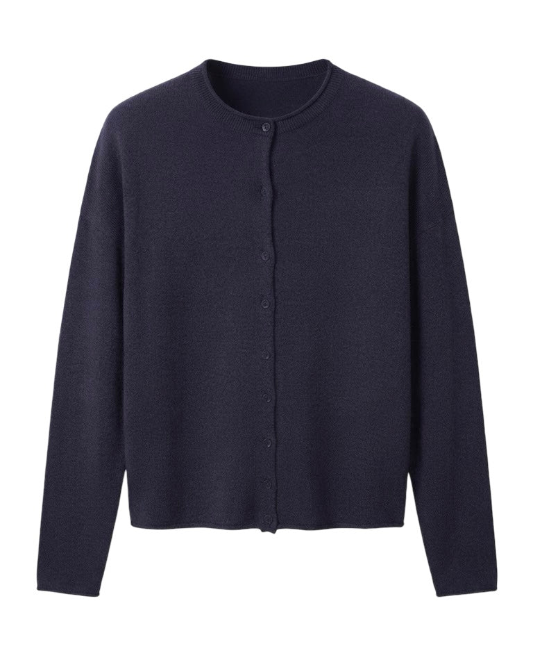 Malasin Roll Edge Cardigan