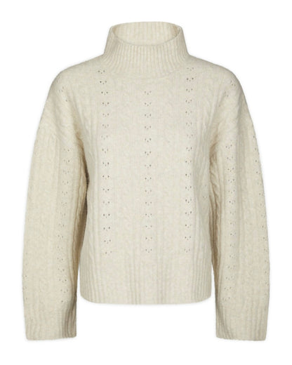Neo Noir Anda Cable Knit Blouse