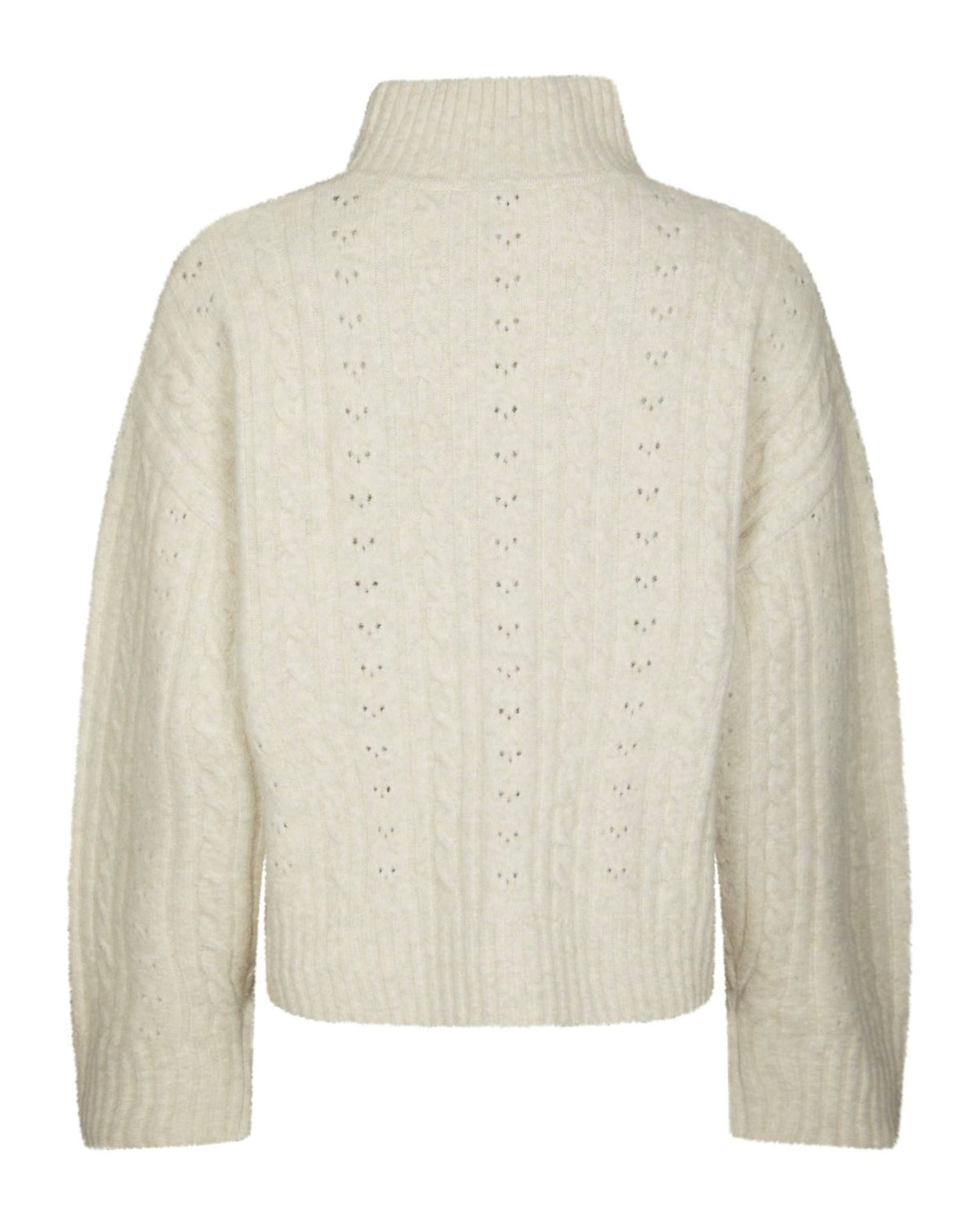 Neo Noir Anda Cable Knit Blouse