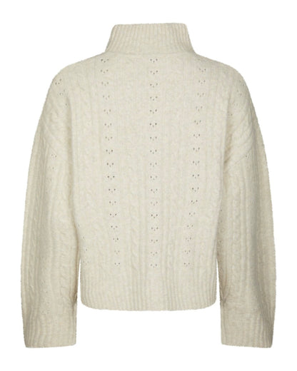Neo Noir Anda Cable Knit Blouse