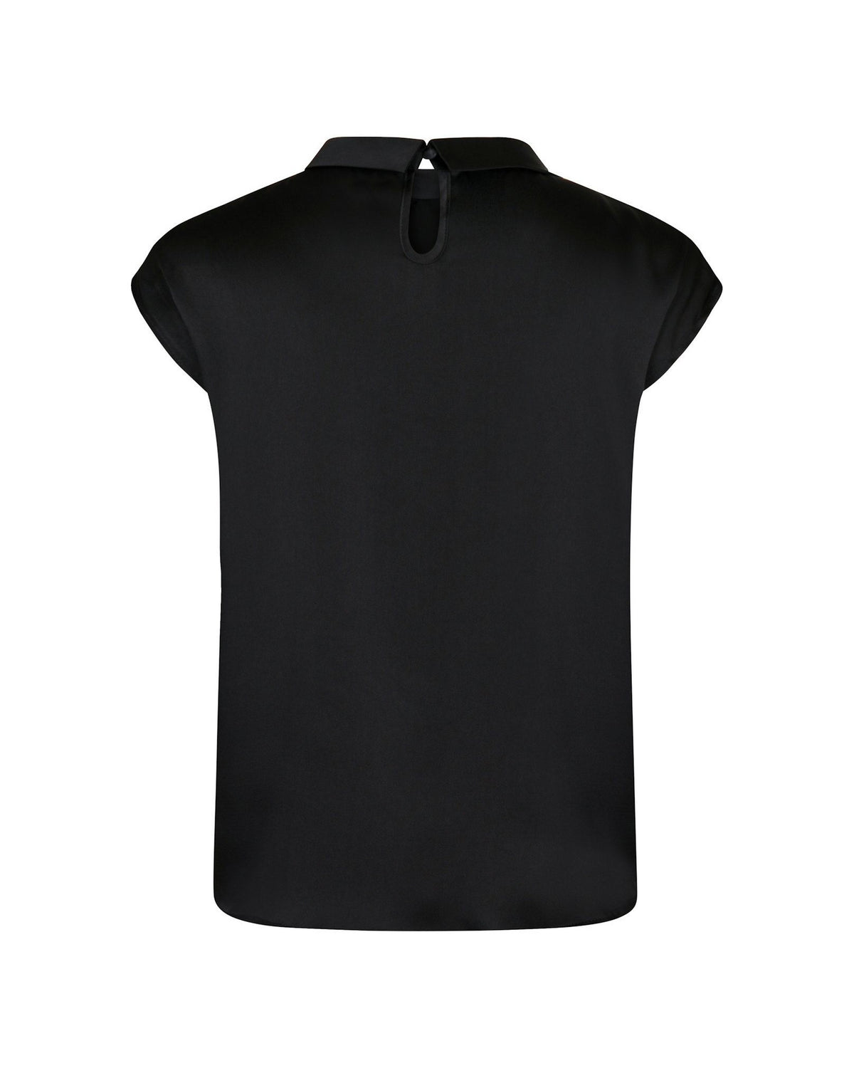 Neo Noir Fleur Drapy Satin Blouse