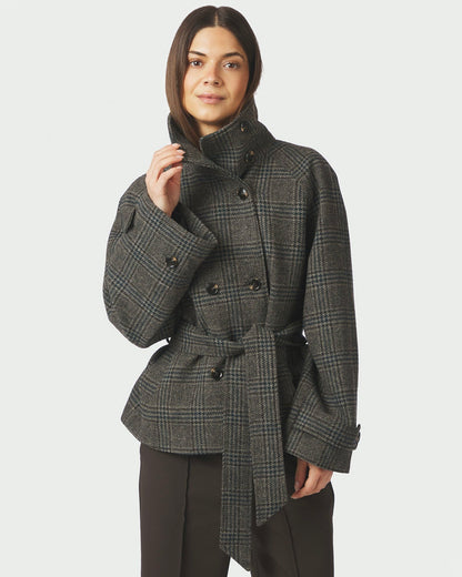 Neo Noir Munet Check Jacket