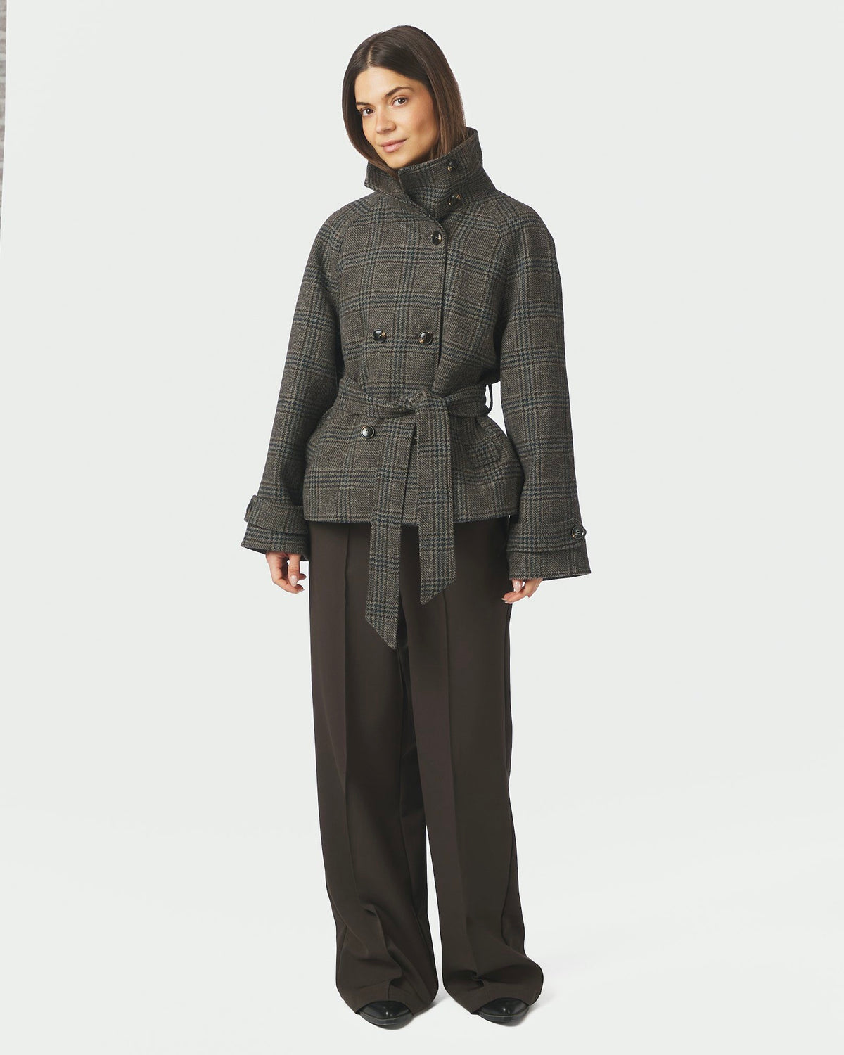 Neo Noir Munet Check Jacket