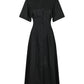 Neo Noir Baia Poplin Dress