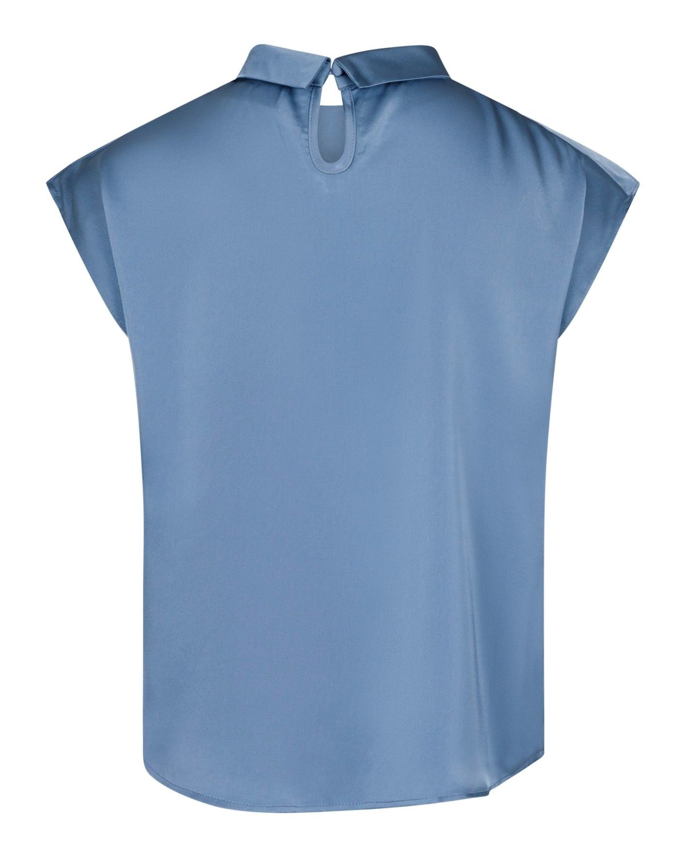 Neo Noir Fleur Drapy Satin Blouse