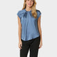 Neo Noir Fleur Drapy Satin Blouse