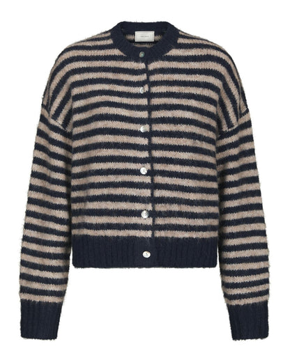 Neo Noir Isana Stripe Knit Cardigan