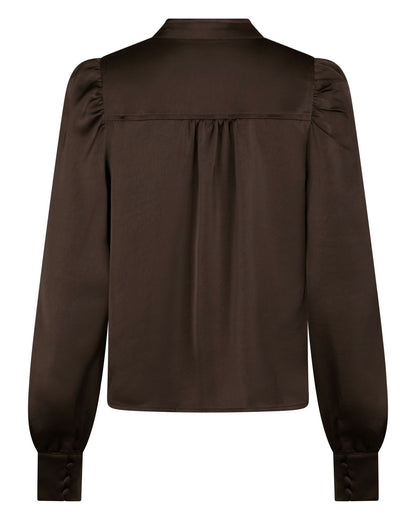 Neo Noir Rosslyn Heavy Sateen Blouse