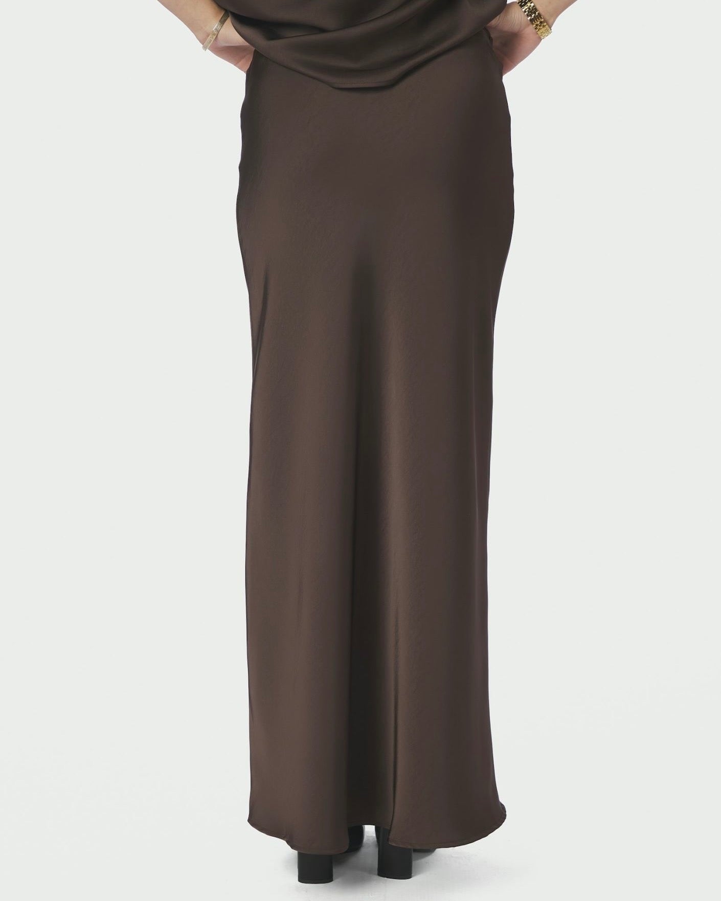 Neo Noir Vicky Heavy Sateen Skirt