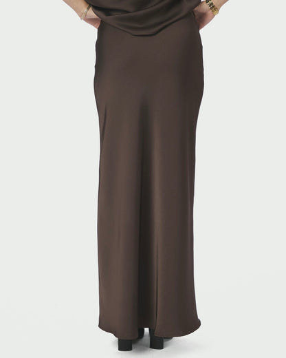 Neo Noir Vicky Heavy Sateen Skirt