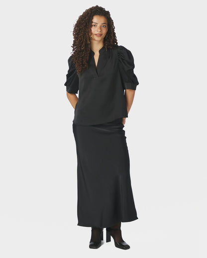 Neo Noir Vicky Heavy Sateen Skirt