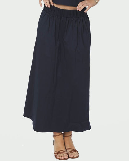 Neo Noir Yara Poplin Skirt