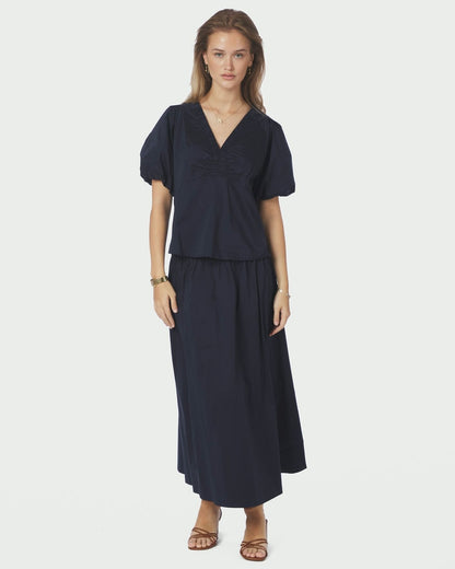 Neo Noir Yara Poplin Skirt