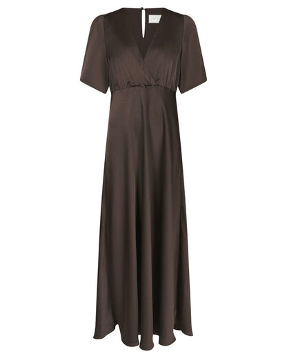 Neo Noir Zelina Heavy Sateen Dress