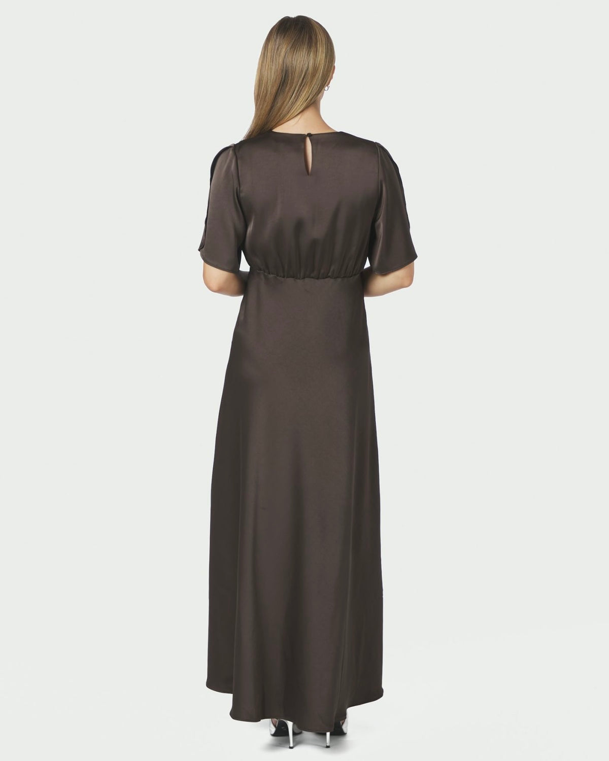 Neo Noir Zelina Heavy Sateen Dress