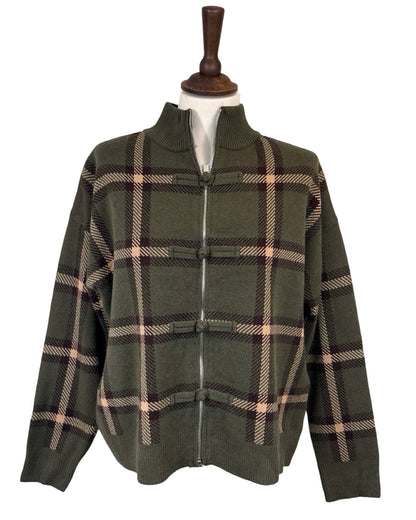 Opal Check Knit Jacket
