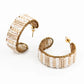 Pearl & Gold Hoops