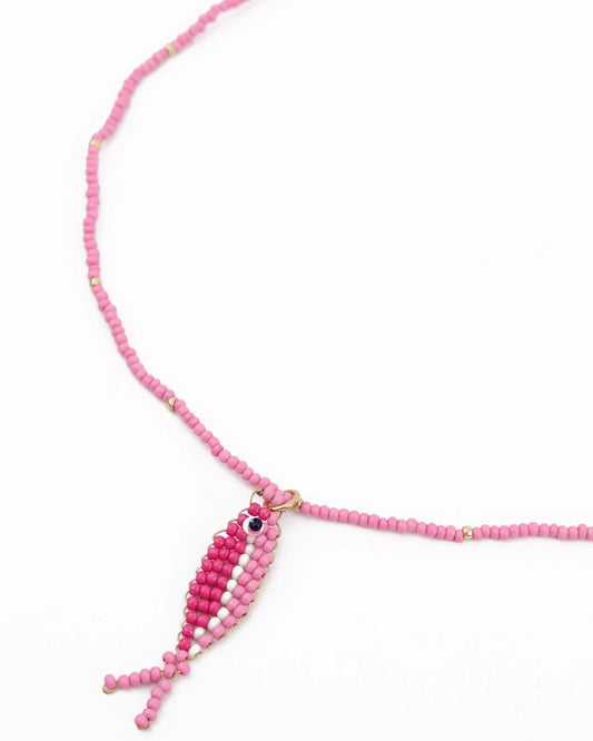 Fish Beaded Necklace