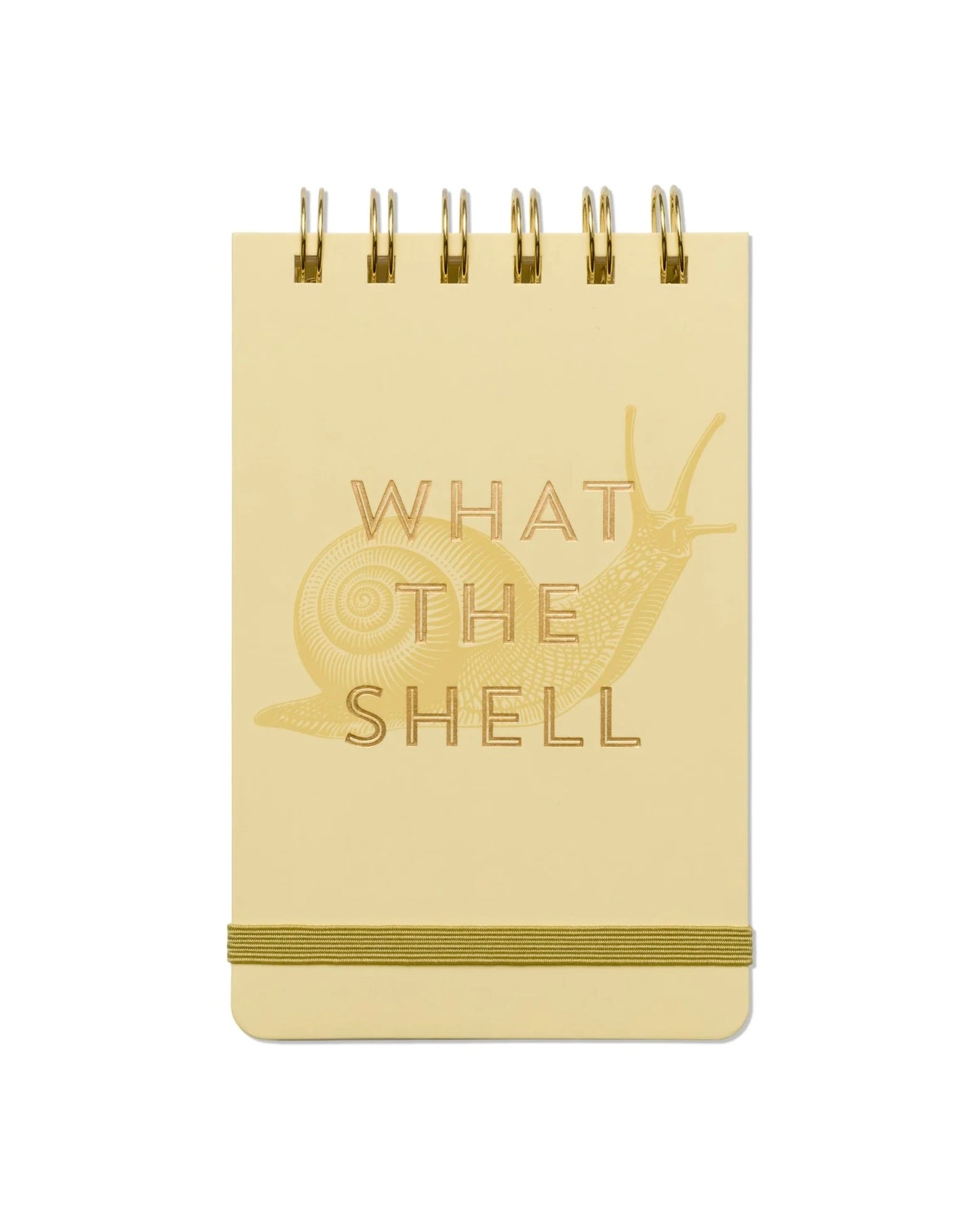 Vintage Sass Twin Wire Notepad - What The Shell
