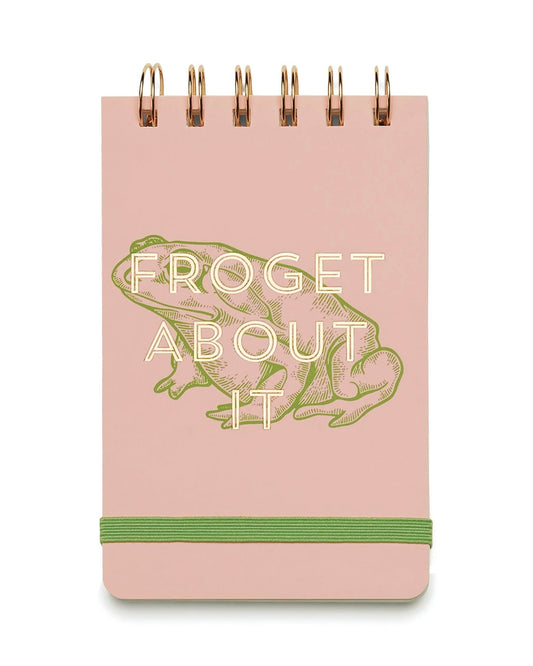 Vintage Sass Twin Wire Notepad - Froget About It