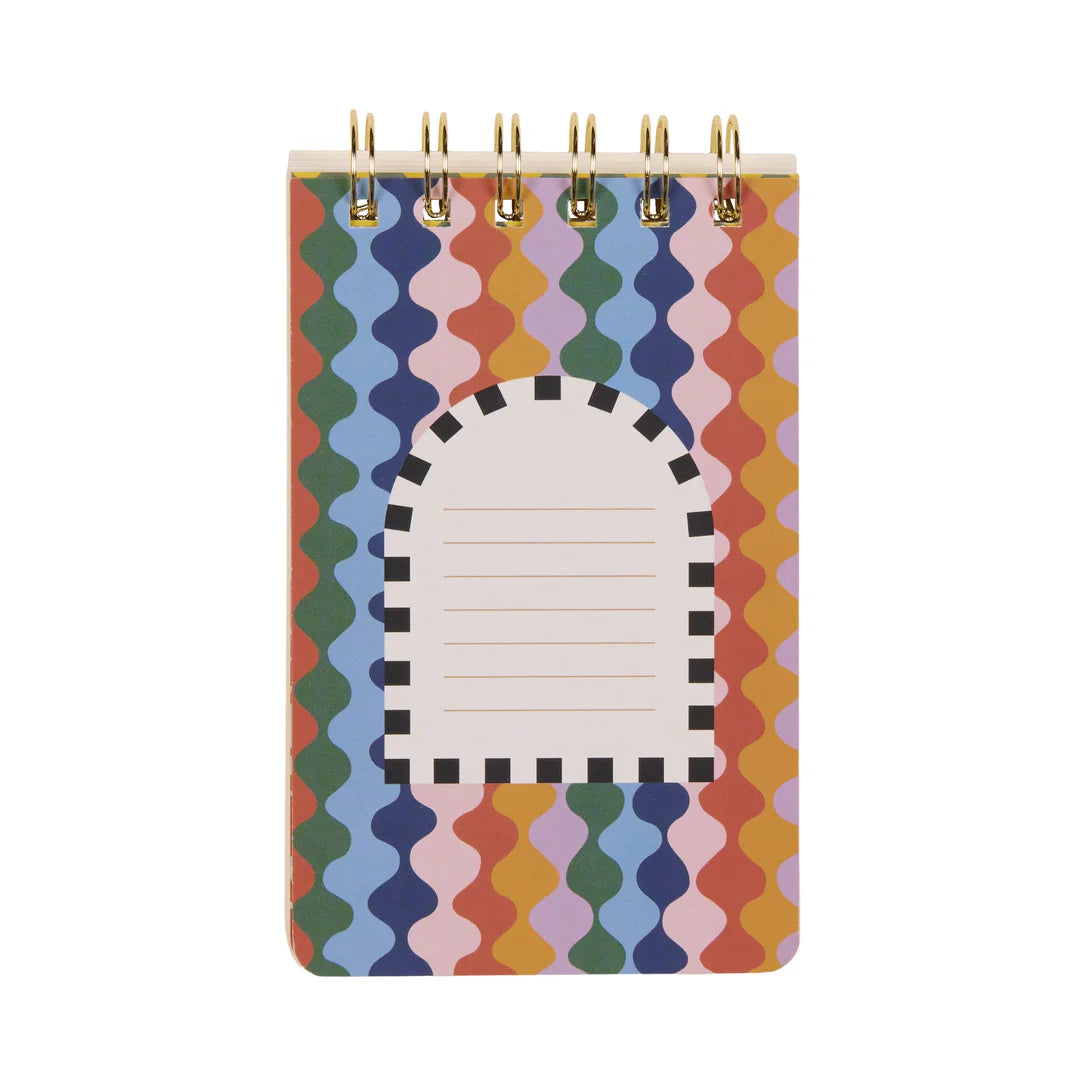 A Dopo Twin Wire Notepad - Peacock