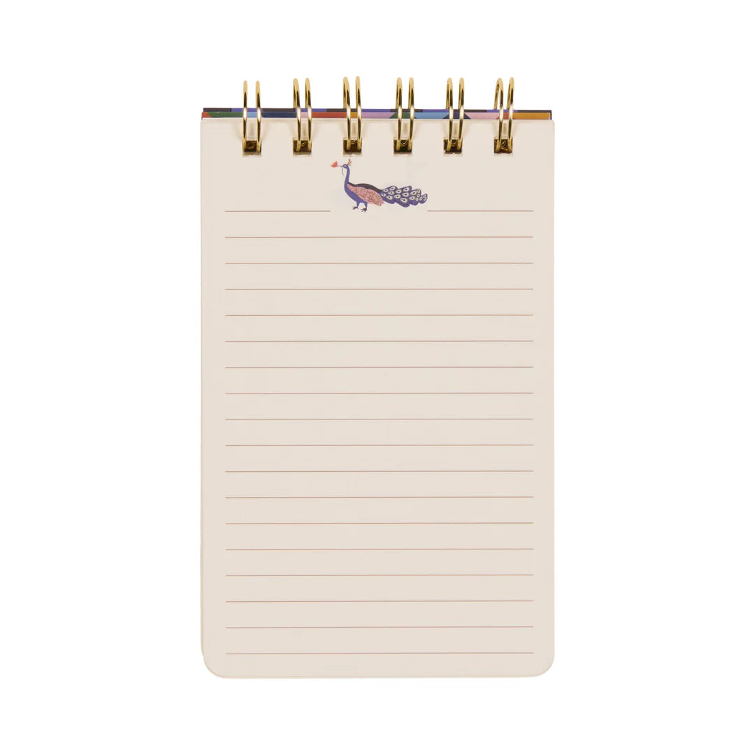 A Dopo Twin Wire Notepad - Peacock