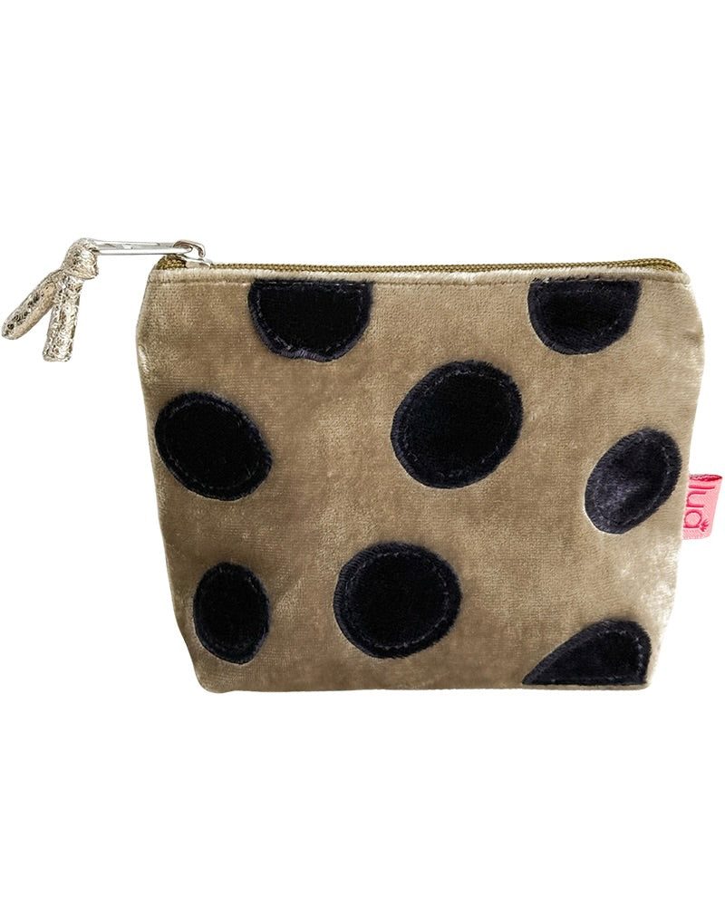Velvet Spots Mini Coin Purse