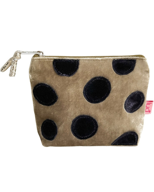 Velvet Spots Mini Coin Purse