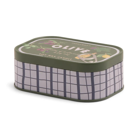 Bistro Tin Candle - Olive