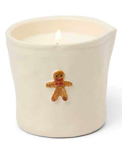 Bistro Gingerbread Ceramic Candle - Gingerbread