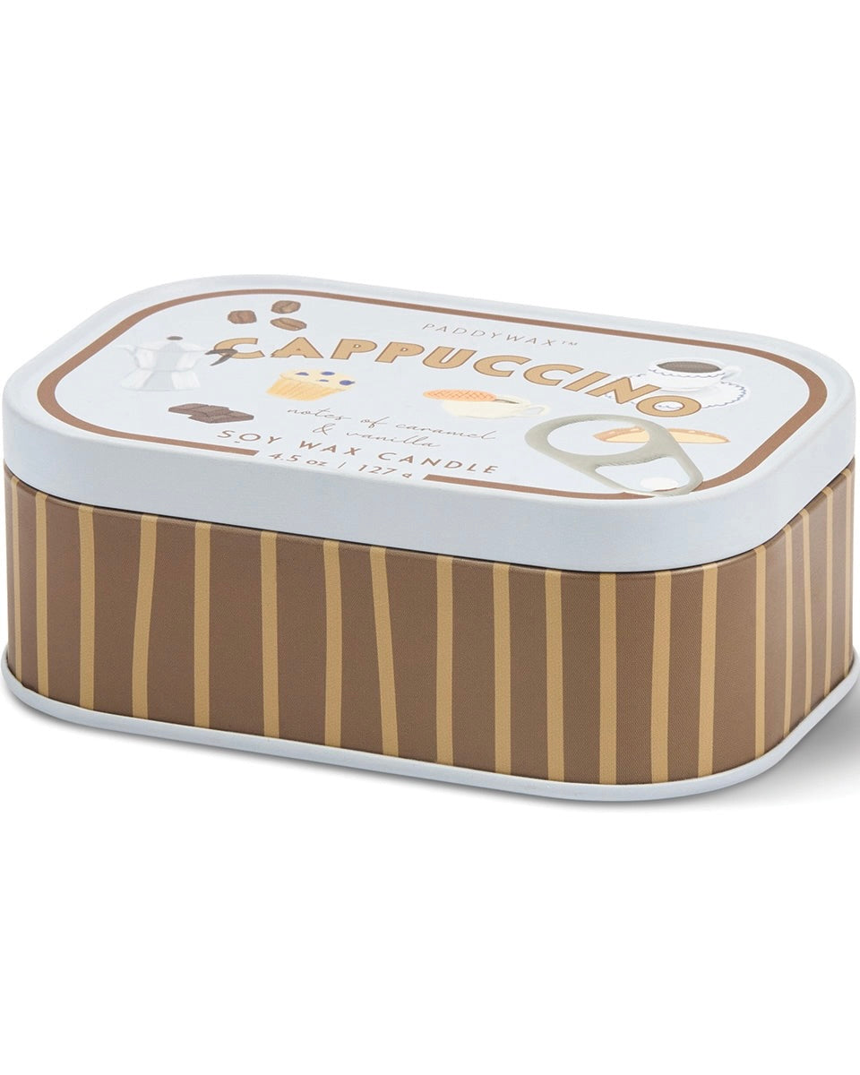 Bistro Tin Candle - Cappuccino