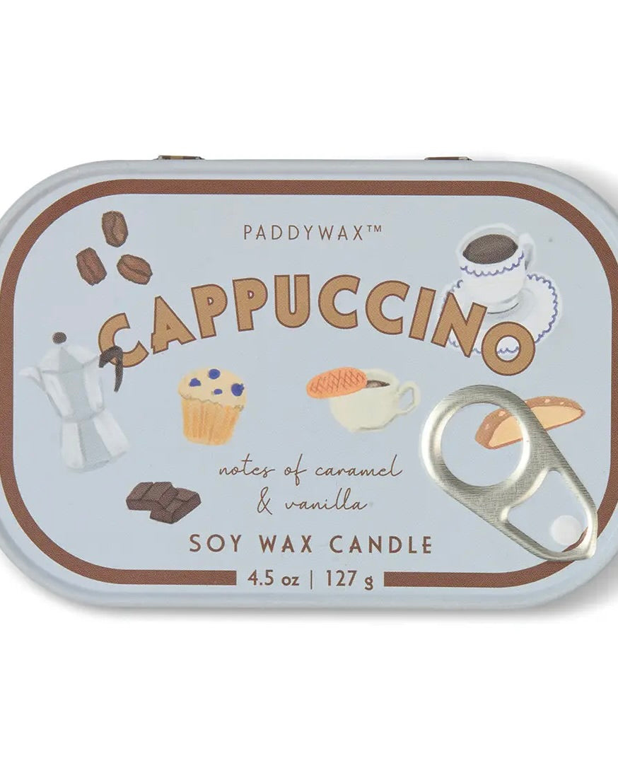 Bistro Tin Candle - Cappuccino