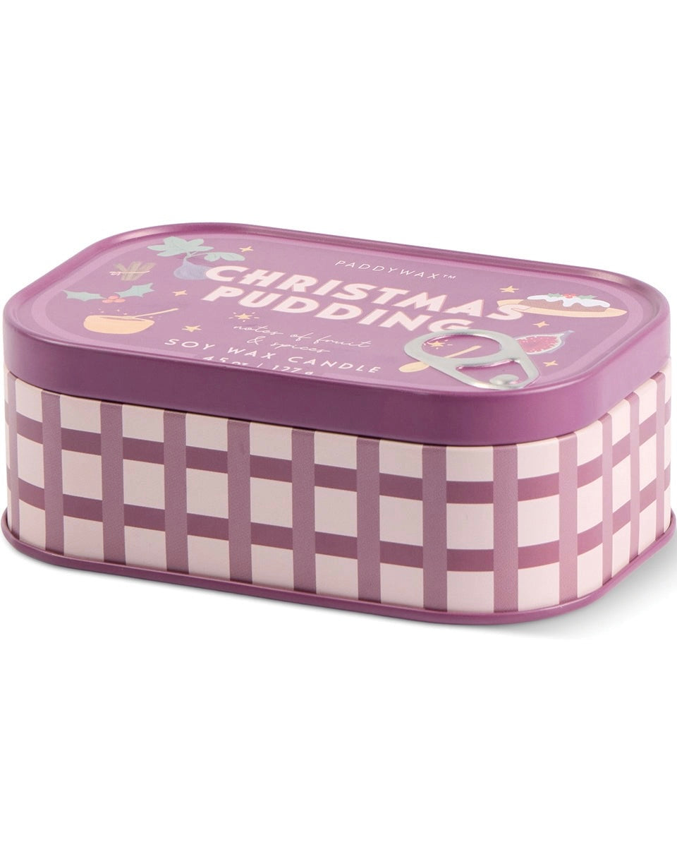 Bistro Tin Candle - Christmas Pudding