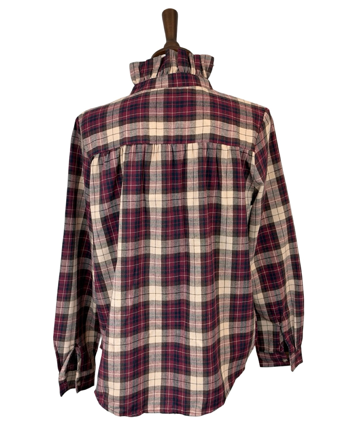 Penny Plaid Ruffle Shirt