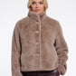 Rino & Pelle Vie Single Breasted Faux Fur Jacket
