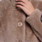 Rino & Pelle Vie Single Breasted Faux Fur Jacket