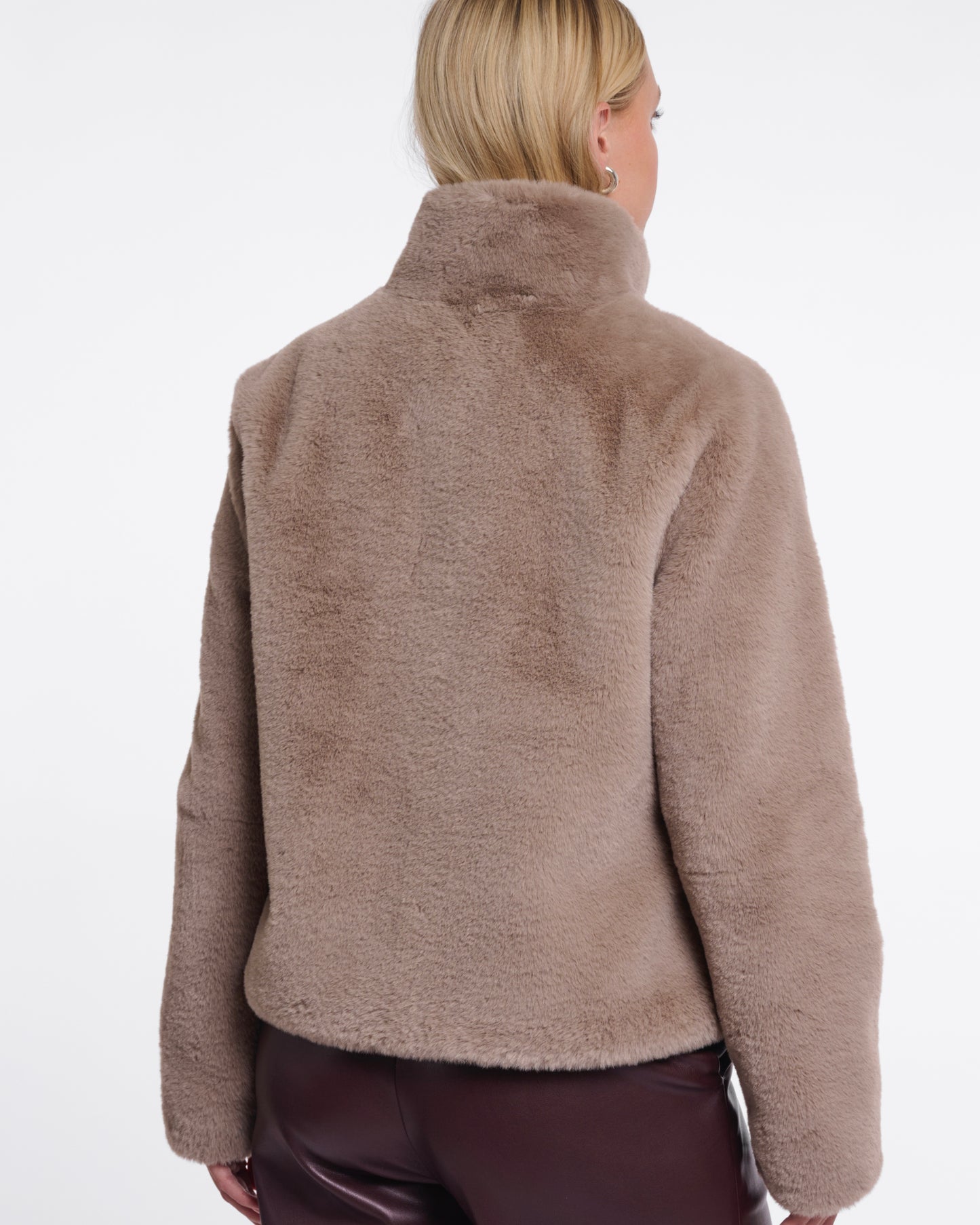 Rino & Pelle Vie Single Breasted Faux Fur Jacket