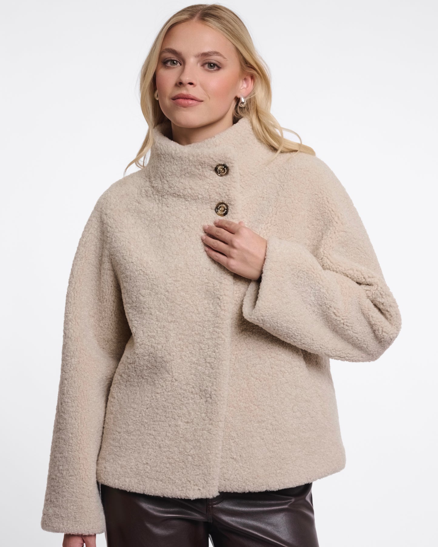 Rino & Pelle Denu Jacket With High Collar