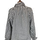 Rosalia Gingham Tie Neck Blouse