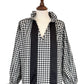 Rosalia Gingham Tie Neck Blouse