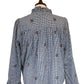 Ida Floral Gingham Frill Blouse