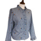 Ida Floral Gingham Frill Blouse