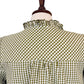 Anna Gingham Frill Blouse